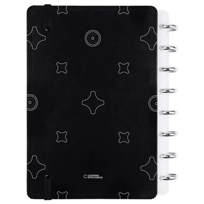 CUADERNO INTELIGENTE A5 CON 60 HOJAS RAYADAS Y 20 LISAS MONOGRAM BLACK CRYSTALS BY SWAROVSKI