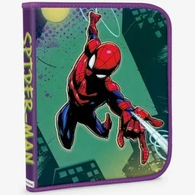 CARTUCHERA MULTISCOPE DE 1 PISO SPIDERMAN RELIEVE