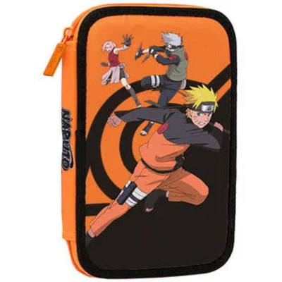 CARTUCHERA MOOVING DE 1 PISO TEXTIL NARUTO