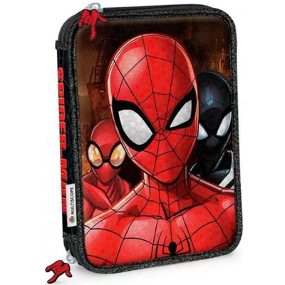 CARTUCHERA MULTISCOPE DE 2 PISOS SPIDERMAN