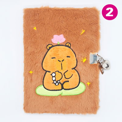 DIARION INTIMO CAPIBARA CON CANDADO