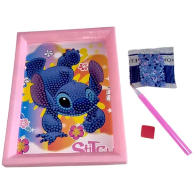 CUADRO DIAMOND PAINTING DE STITCH