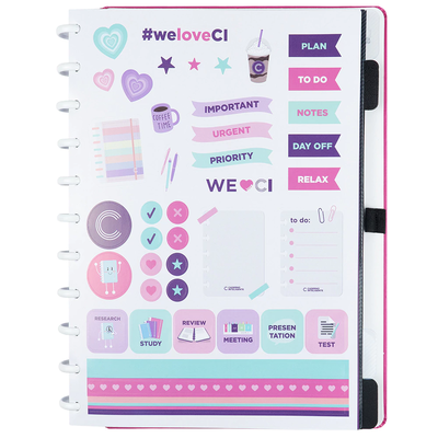 CUADERNO INTELIGENTE A5 SUPER PINK