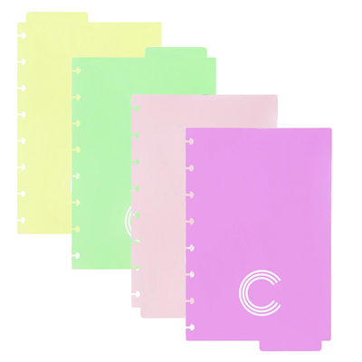 SEPARADORES A5 PASTEL PARA CUADERNO INTELIGENTE X4U