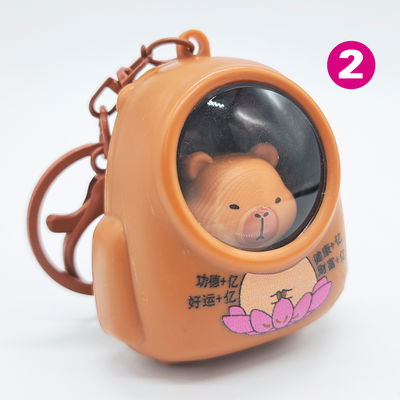 LLAVERO CAPIBARA CON LUZ