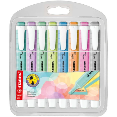 RESALTADORES SWING COOL PASTEL X8