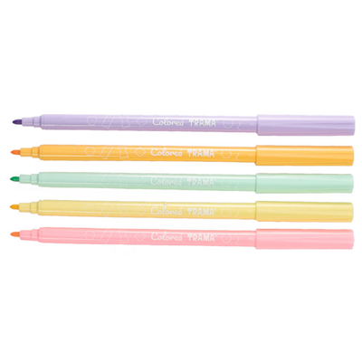 MARCADOR TRAMA PASTEL BLISTER X5