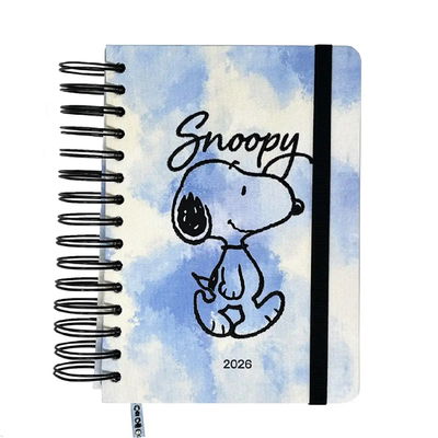AGENDA 2026 MOOVING SNOOPY 14X20CM DIARIA