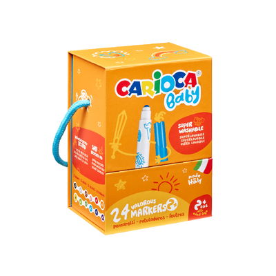 BOX DE 24 MARCADORES CARIOCA BABY