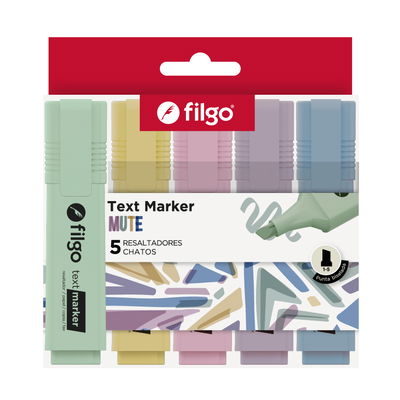 RESALTADOR FILGO TEXTMARKER MUTE X5