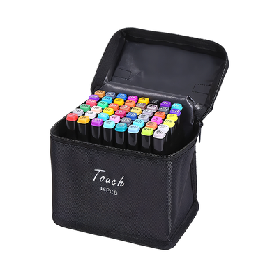 MARCADORES DOBLE PUNTA TOUCH X48 BASE ALCOHOL