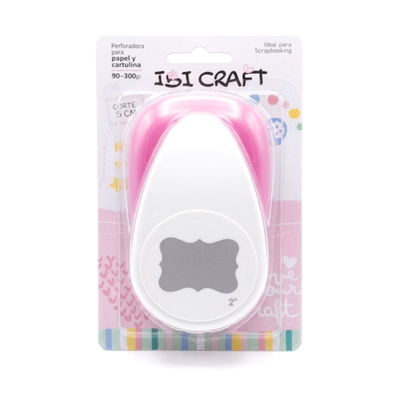 PERFORADORA ARTISTICA IBICRAFT 50MM 2" CUADRO ADORNADO TAG