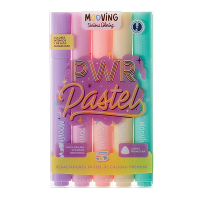 RESALTADORES PWR MOOVING PASTEL X5 U
