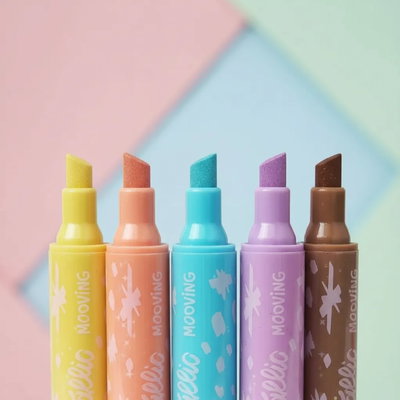 RESALTADORES MOOVING METÁLICO GLIITTER X10 U