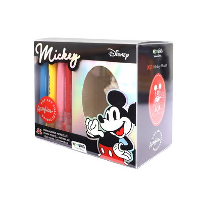 MOOVING MICKEY FIGURA DE YESO CON 8 MARCADORES
