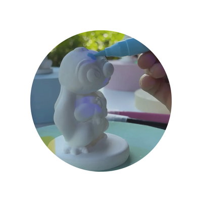 MOOVING STITCH FIGURA DE YESO CON 8 MARCADORES