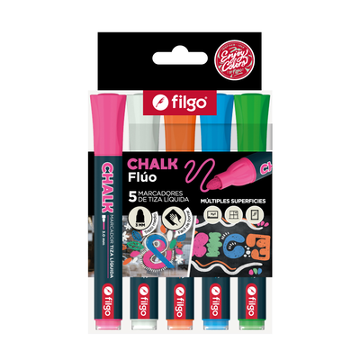 MARCADOR FILGO TIZA LIQUIDA CHALK X5