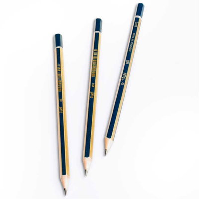 LAPICES GRAFITO TRABI 2H/HB/2B X3 U