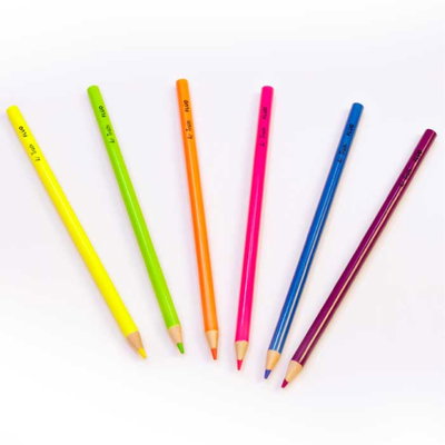 LAPICES DE COLORES TRABI FLUO X6 U