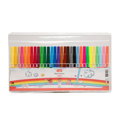 MARCADORES JUNIOR TRABI SURTIDOS X30 U
