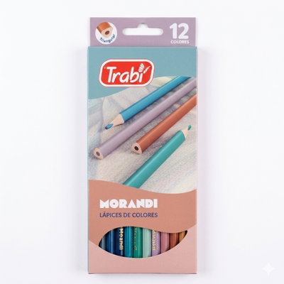 LAPICES DE COLORES MORANDI TRABI X12 U