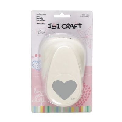 PERFORADORA IBICRAFT CORAZON 6,4 MM 2.5"