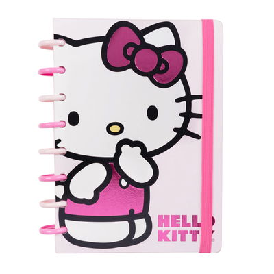 CUADERNO A5 SISTEMA DE DISCOS MOOVING LOOP HELLO KITTY