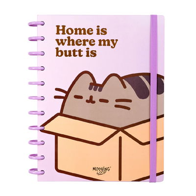 CUADERNO TAMAÑO CARTA SISTEMA DE DISCOS MOOVING LOOP PUSHEEN