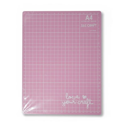 BASE DE GOMA IBICRAFT PARA CORTE A4 ROSA
