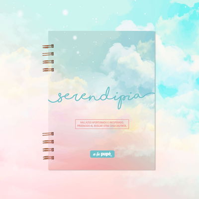 CUADERNO A5 80 HS RAYADAS 90 GRS SERENDIPIA A LA PUPE