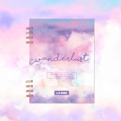 CUADERNO A5 80 HS LISAS 90 GRS WANDERLUST A LA PUPÉ