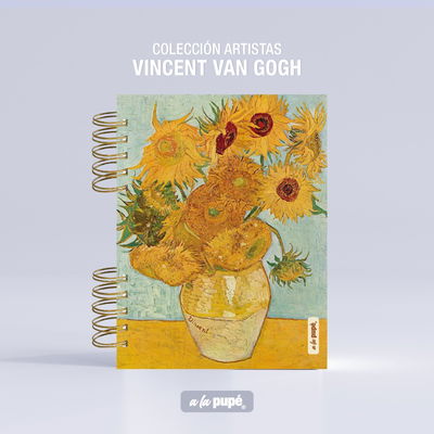 CUADERNO A5 80 HS 90 GRS LISAS GIRASOLES A LA PUPÉ