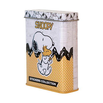 LATA DE 8 PLANCHAS DE STICKERS WERO SNOOPY