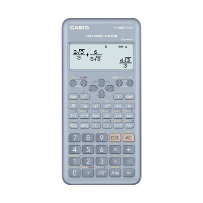 CALCULADORA CASIO FX 82ESPLUS-2 CIENTIFICA 252 FUNCIONES CELESTE