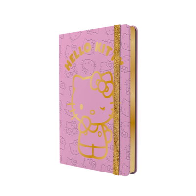CUADERNO MOOVING A5 TAPA DURA HELLO KITTY 96H RAYADO