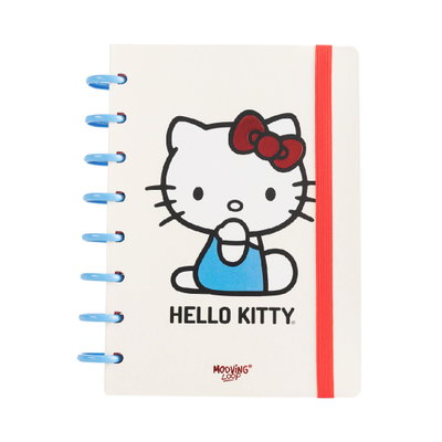 CUADERNO A5 SISTEMA DE DISCOS MOOVING LOOP HELLO KITTY