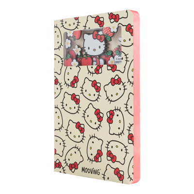 CUADERNO MOOVING MAGIC LAYERS 14X21 COSIDO HELLO KITTY
