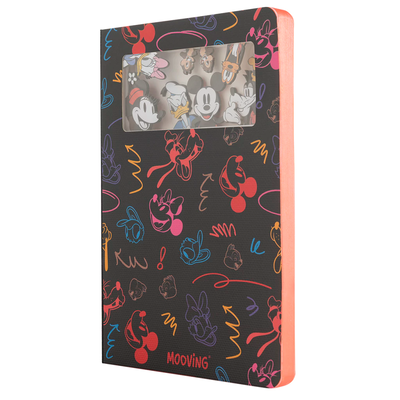 CUADERNO MOOVING MAGIC LAYERS 14X21 COSIDO MICKEY