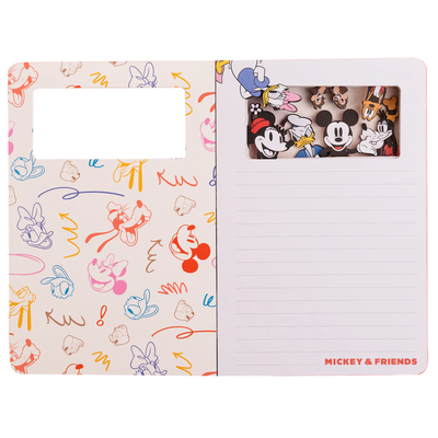 CUADERNO MOOVING MAGIC LAYERS 14X21 COSIDO MICKEY