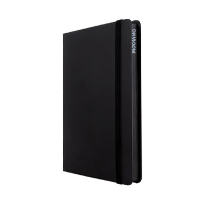CUADERNO MOOVING NOTES A5 TAPA DURA BLACK EDITION 96H RAYADO
