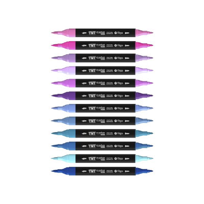 MARCADOR PINTURA ACRILICA TNT MARKER DUO FILGO SET 48U