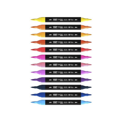 MARCADOR PINTURA ACRILICA TNT MARKER DUO FILGO SET 24U
