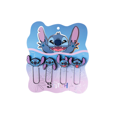 CLIPS MOOVING PAPER CLIP FUN STITCH X4