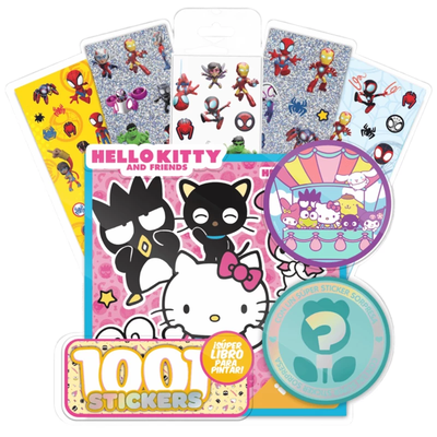 SET DE 1001 STICKERS DISNEY HELLO KITTY