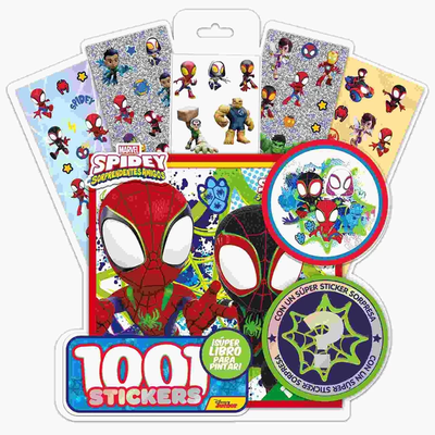 SET DE 1001 STICKERS SPIDEY