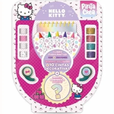 SET PINTA Y CREA HELLO KITTY