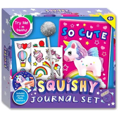 FASHION ME SQUISHY JOURNAL SET DIARIO UNICORNIO