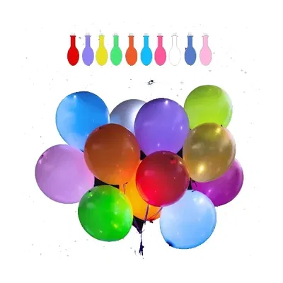 Globos Luz Led Luminosos Pack X5