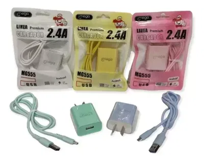 Cargador Para Celular Micro USB 2.4A