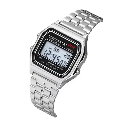 Reloj Digital Vintage Con Alarma Y Cronometro Estilo Casio